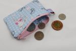 GELDBÖRSE / GELDBEUTEL / PORTEMONNAIE für Kinder "Ballettmaus" - Minibörse, Schlüsseltäschchen, Reißverschlusstäschchen – Bild 2
