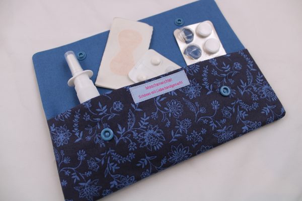 Bindentasche / Etui für Damenbinden, Inkontinenzvorlagen, Slipeinlagen / Kosmetiktäschchen / Hygienetäschchen / Medikamententäschchen / Maskentasche