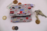 Kinder-Geldbeutel "Rettungsdienste" mit Reißverschlussfach, Steckfach und Schlüsselring, Geldbörse, Minibörse, Portemonnaie