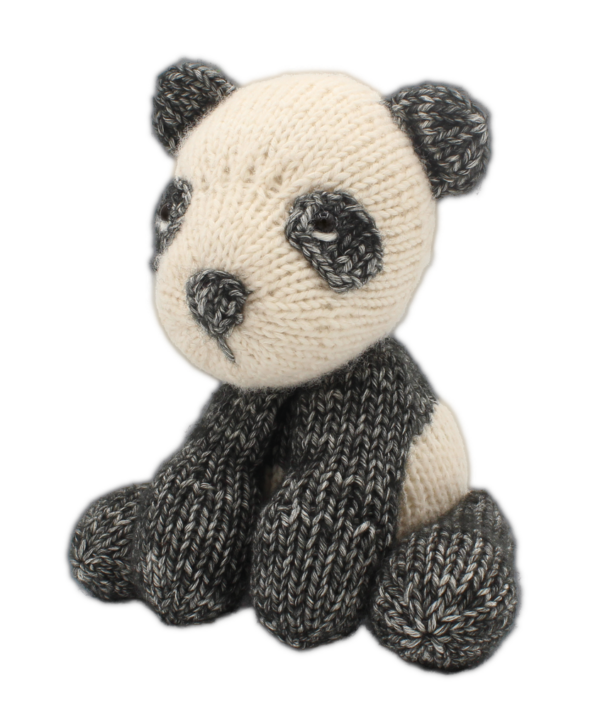 DIY-Strickset "Panda Mees", Strick-Kit, Materialpackung, Strickpaket, Handarbeitsset, DIY-Kit