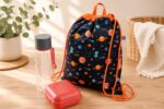 Turnbeutel-Rucksack für Kinder "Planeten", Gr. S - Kitatasche, Sportbeutel