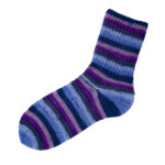 Wolle Gründl / Hot socks color VIOLET (406) - Sockenwolle 50g, 4-fädig – Bild 2