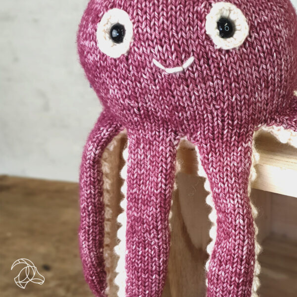 DIY-Strickset "Octopus Olivia", Strick-Kit, Materialpackung, Strickpaket, Handarbeitsset, DIY-Kit