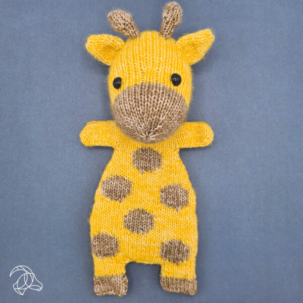 DIY-Strickset "Ziggy Giraffe", Strick-Kit, Materialpackung, Strickpaket, Handarbeitsset, DIY-Kit