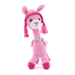 DIY-Häkelset "Lama Lydia", Günstiges Einsteigerset von Wolle Gründl, Häkelkit, Materialpackung, Häkelpaket, Handarbeitsset, DIY-Kit