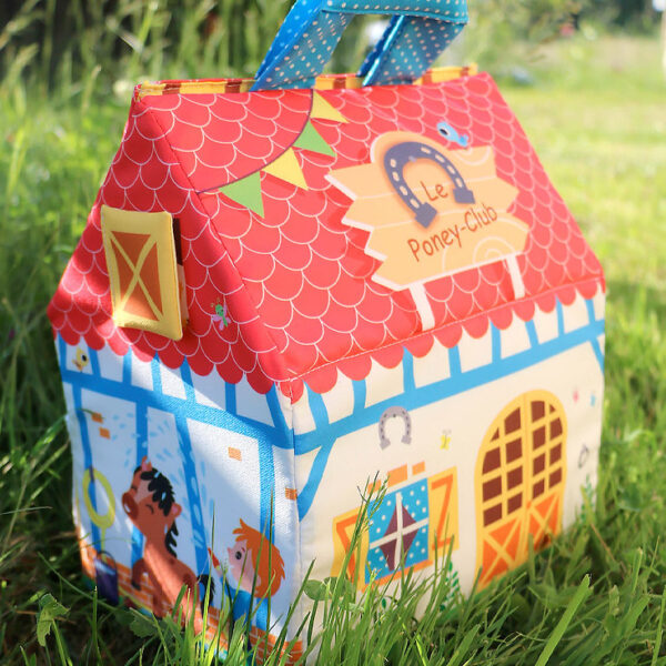 DIY-Nähset "Reiterhof" Nähkit, Materialpackung, Nähpaket, Handarbeitsset, DIY-Kit