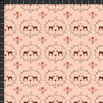 Kinderstoff / 100% Baumwolle / Serie COTTAGE FARM - Pferdeliebe