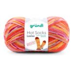 Wolle Gründl / Hot socks LAZISE (03) - Sockenwolle 100g, 4-fädig