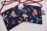 Kinder-BRUSTBEUTEL "Waldfee" mit Reißverschluss und Reflektorfähnchen; Brusttasche, Geldbörse, Geldbeutel