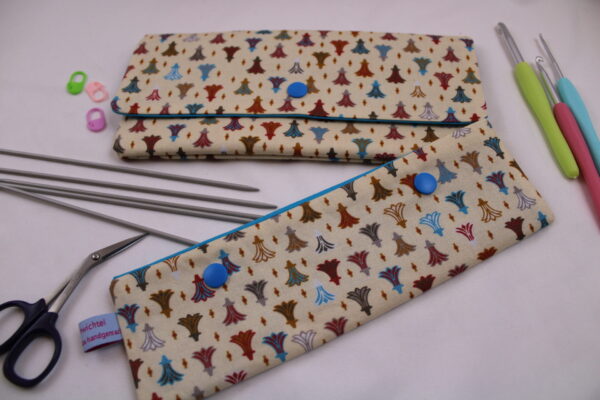 Stricknadeltasche, Häkelnadeltasche, Handarbeitstäschchen "Ägypten"