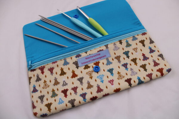 Stricknadeltasche, Häkelnadeltasche, Handarbeitstäschchen "Ägypten"