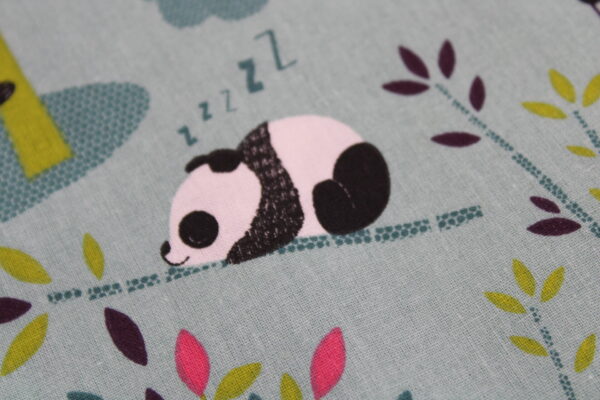 Kindertasche, Einkaufstasche "Panda" - KiTa-Tasche, Malbuchtasche, Geschenktasche, Tragetasche, Freundebuchtasche, Stoffbeutel