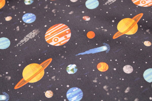 Kindertasche, Einkaufstasche "Planeten" - KiTa-Tasche, Malbuchtasche, Geschenktasche, Tragetasche, Freundebuchtasche, Stoffbeutel