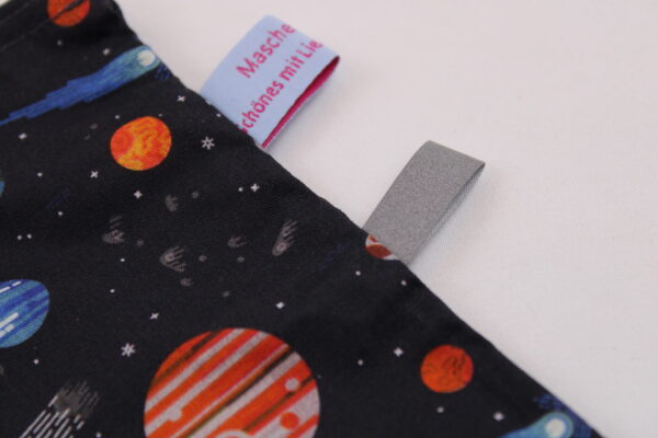 Kindertasche, Einkaufstasche "Planeten" - KiTa-Tasche, Malbuchtasche, Geschenktasche, Tragetasche, Freundebuchtasche, Stoffbeutel