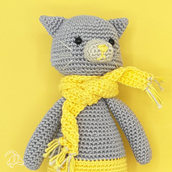DIY-Häkelset "Polly Katze", Häkelkit, Materialpackung, Häkelpaket, Handarbeitsset, DIY-Kit