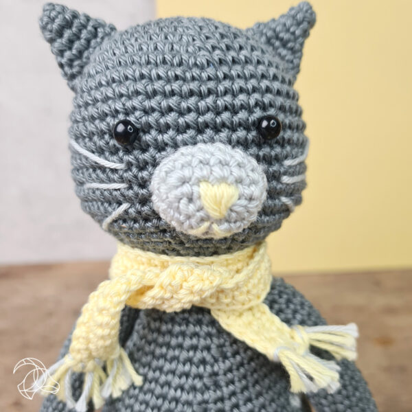 DIY-Häkelset "Polly Katze", Häkelkit, Materialpackung, Häkelpaket, Handarbeitsset, DIY-Kit