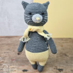 DIY-Häkelset "Polly Katze", Häkelkit, Materialpackung, Häkelpaket, Handarbeitsset, DIY-Kit