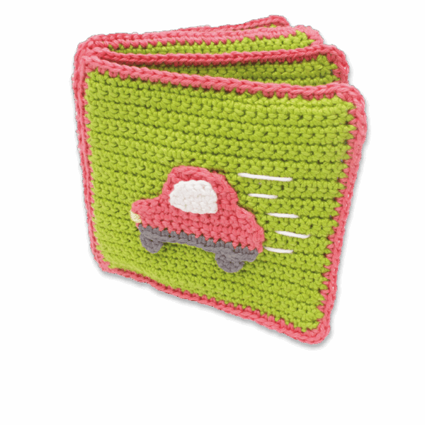 DIY-Häkelset Kinderbuch/Softbook "Fahrzeuge", Häkelkit, Materialpackung, Häkelpaket, Handarbeitsset, DIY-Kit