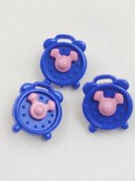 ⏰ Kinderknöpfe Wecker blau-rosa (5er Pack)