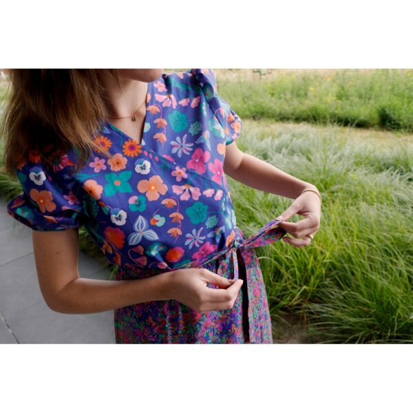 Patchworkstoff / Sommerstoff / 100% Baumwoll-Popeline / Digitaldruck / MEADOW FLOWER by Nerida Hansen