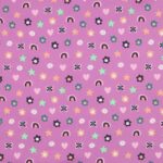 Kinderstoff / Baumwoll-Popeline/ LOVE pink