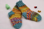 Gr. 16/17 - Baby-Wollsocken handgestrickt