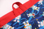 Turnbeutel Kinder, Kinderrucksack "Astronaut im All", Gr. S, Kitatasche, Sportbeutel, Kindertasche – Bild 3