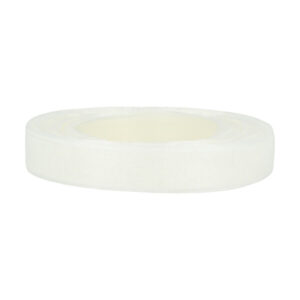 Organzaband aus 100% Polyester, 12mm breit, WEISS, für Schleifen, Deko, Geschenkverpackungen, Rolle mit ca. 27 Metern