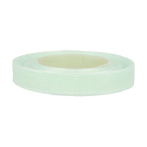 Organzaband aus 100% Polyester, 12mm breit, ZARTGRÜN, für Schleifen, Deko, Geschenkverpackungen, Rolle mit ca. 27 Metern