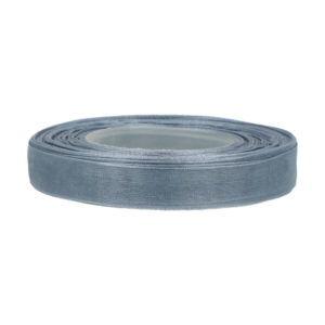 Organzaband aus 100% Polyester, 12mm breit, BORDEAUXROT, für Schleifen, Deko, Geschenkverpackungen, Rolle mit ca. 27 Metern