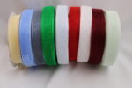 Organzaband aus 100% Polyester, 12mm breit, BORDEAUXROT, für Schleifen, Deko, Geschenkverpackungen, Rolle mit ca. 27 Metern – Bild 4
