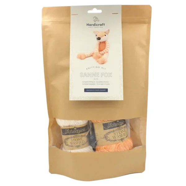 DIY-Strickset "Sanne Fuchs", Strick-Kit, Materialpackung, Strickpaket, Handarbeitsset, DIY-Kit – Bild 3