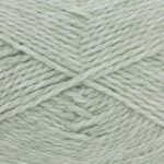 Wolle Gründl / SHETLAND 100g, Farbe 02 - Moosgrün Melange, 80 % Polyacryl, 20 % Wolle,  2 Knäuel = 1 Loop, Anleitung in der Banderole, für Nadeln 7-8mm – Bild 2