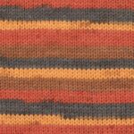 Wolle Gründl / Hot socks sensitive (04) - VEGANE Sockenwolle,100g, 4-fädig, kürbis-mandarine-kieselgrau – Bild 2