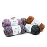 Wolle Gründl / Hot socks sensitive (04) - VEGANE Sockenwolle,100g, 4-fädig, kürbis-mandarine-kieselgrau – Bild 3