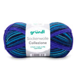 Wolle Gründl / COLLEZIONE (101) - Sockenwolle 100g, 4-fädig