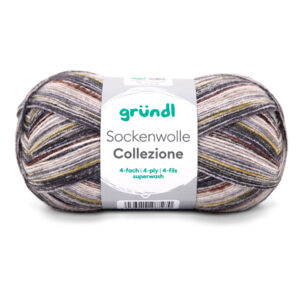 Wolle Gründl / COLLEZIONE (102) - Sockenwolle 100g, 4-fädig