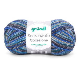 Wolle Gründl / COLLEZIONE (201) - Sockenwolle 100g, 4-fädig