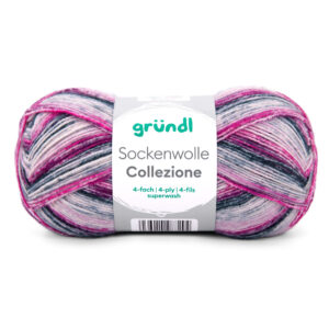Wolle Gründl / COLLEZIONE (203) - Sockenwolle 100g, 4-fädig