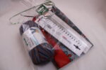 VEGANES Strickset "Socken stricken" (01), Geschenkset z. Strümpfestricken, DIY-Pack inkl. veganer Wolle, Nadeln, Projekttasche, Handmaß,Anleitung – Bild 6