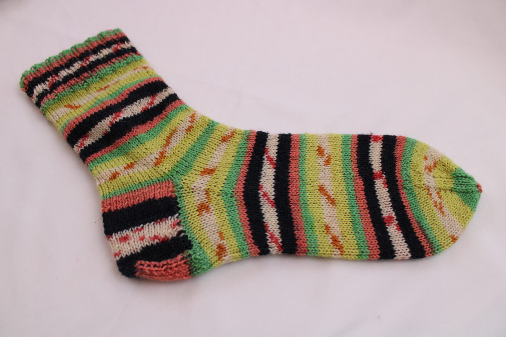 Handgestrickte Socken Gr. 39-40 (4) Wolle Gründl / Happy Hobby BASSO 03 - Sockenwolle 100g, 4-fädig – Bild 2