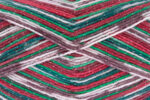 Wolle Gründl / Hot socks XMAS Glitter 4-fach (6411) - Weihnachts-Sockenwolle mit Glitzerfaden, 100g, 4-fädig – Bild 3