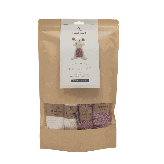 DIY-Strickset Yfke Maus (1) DIY-Strickset "Yfke Maus", Strick-Kit, Materialpackung, Strickpaket, Handarbeitsset, DIY-Kit – Bild 6