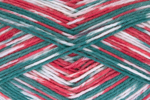Strickset "Weihnachts-Socken stricken", komplettes Geschenkset zum Strümpfe stricken, DIY-Pack inklusive Wolle (6-fach), Nadeln, Nadelgarage, Handmaß und Anleitung – Bild 6