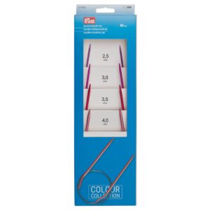 PRYM Rundstricknadel-Set ALU, farbig 2,5-4,0mm/80cm