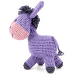 DIY-Häkelset "Esel Eddy", Günstiges Einsteigerset von Wolle Gründl, Häkelkit, Materialpackung, Häkelpaket, Handarbeitsset, DIY-Kit – Bild 2