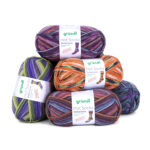 Wolle Gründl / Selezione (119) - Sockenwolle 100g, 4-fädig - 75% Schurwolle, 25% Polyamid, für Nadelstärke 2,5-3,0mm – Bild 3