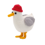 DIY-Häkelset "Stephen Möwe", Häkelkit, Materialpackung, Häkelpaket, Handarbeitsset, DIY-Kit – Bild 3