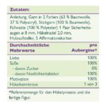 DIY-Häkelset "Aubergine" Emotional Support Veggies Häkelset inkl. Anleitung und komplettem Material in der Blechdose – Bild 3