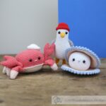 DIY-Häkelset "Stephen Möwe", Häkelkit, Materialpackung, Häkelpaket, Handarbeitsset, DIY-Kit – Bild 4